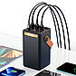 Зовнішній портативний акумулятор XO PR168 50000mAh Black 22.5W, фото 3
