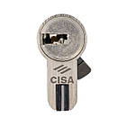 Циліндр CISA AP4 S 70T (35*35T) нікель матовий 5 ключів, фото 4