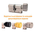 Циліндр CISA AP4 S 70T (35*35T) нікель матовий 5 ключів, фото 7