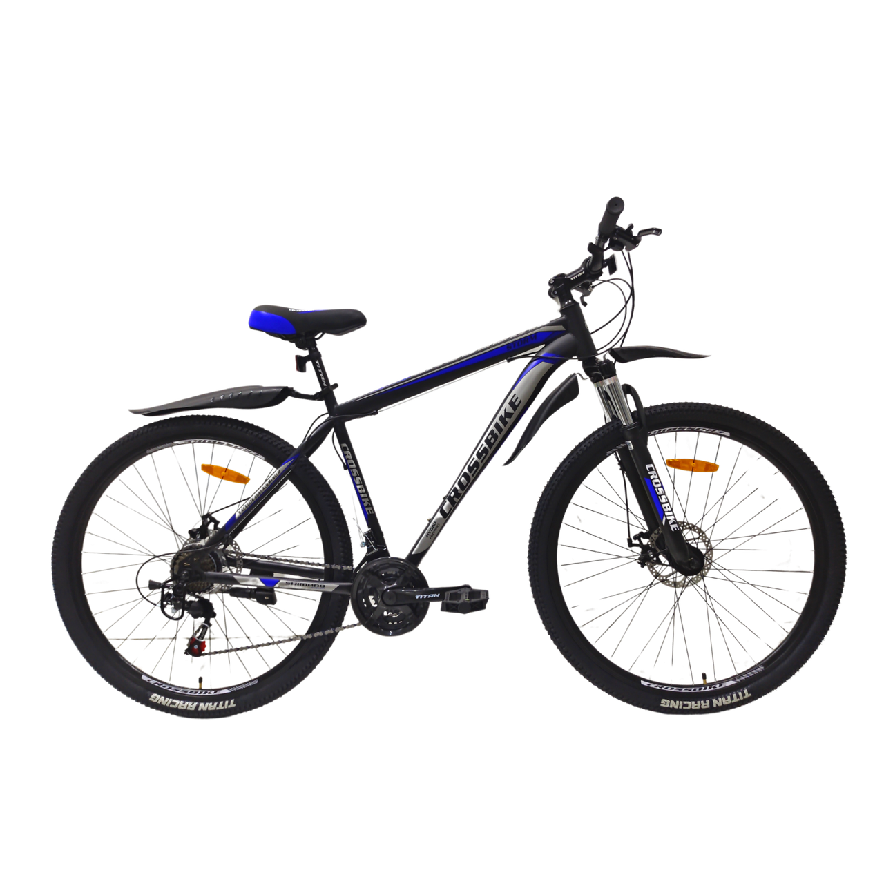 Велосипед CrossBike 27,5" Storm 2024 Рама-15" black-blue