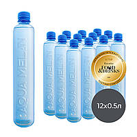 AQUA MELAN вода питна негазована з меланіном 0,5 л (упаковка 12 бут)