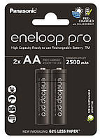 Акумулятор Panasonic AA Eneloop 2500mAh Pro NI-MH * 2 (BK-3HCDE/2CP)