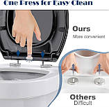 б у WHYFONE Сидіння для унітазу з плавним закриванням, фото 4