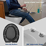 б у WHYFONE Сидіння для унітазу з плавним закриванням, фото 3