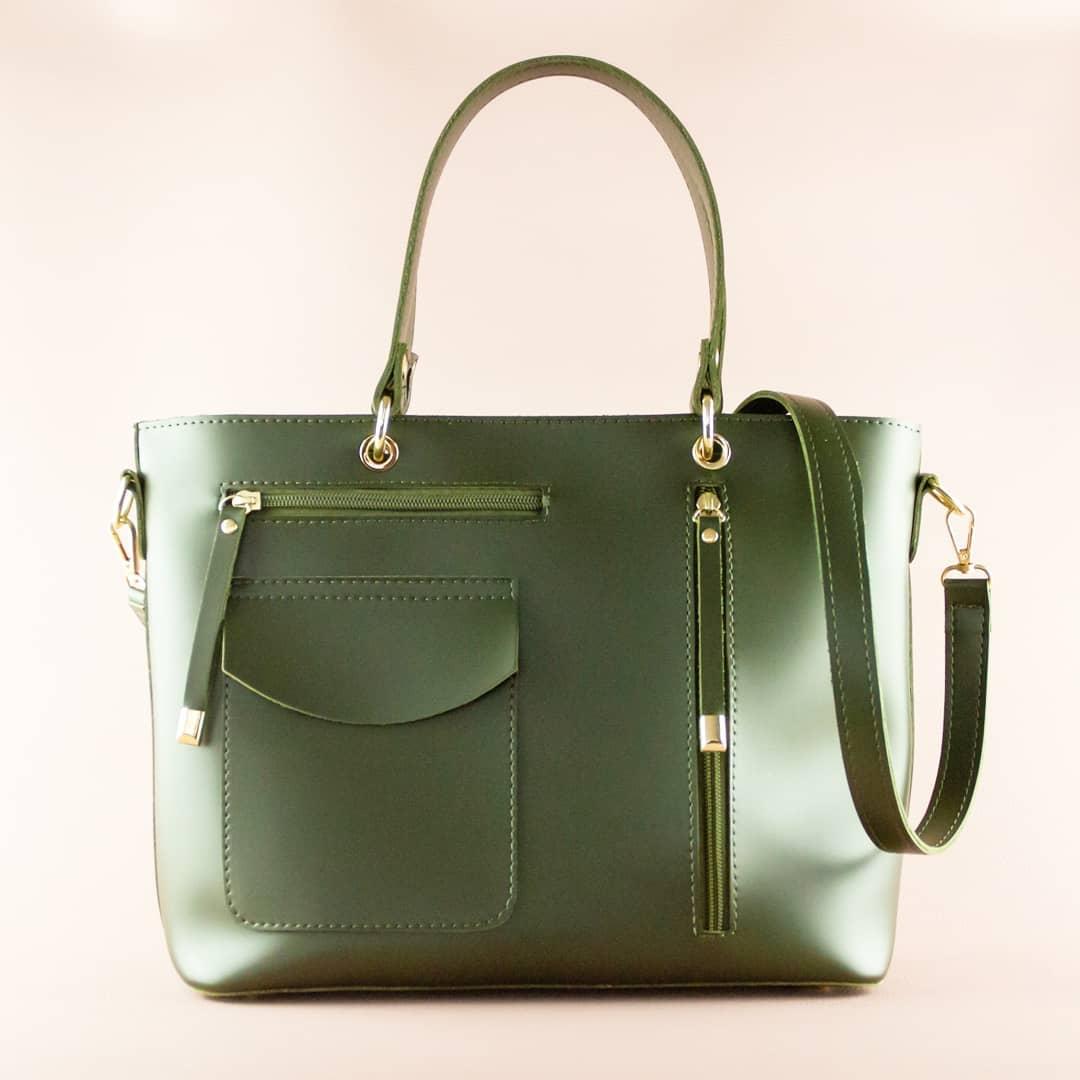 Сумка жіноча Betty Pretty з екошкіри зелена 950GREEN, фото 1