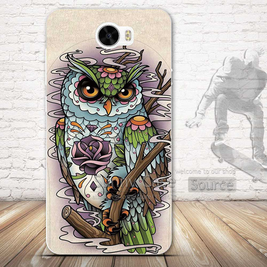 Силіконовий чохол на Huawei ascend Y5 II з картинкою Сова кольорова