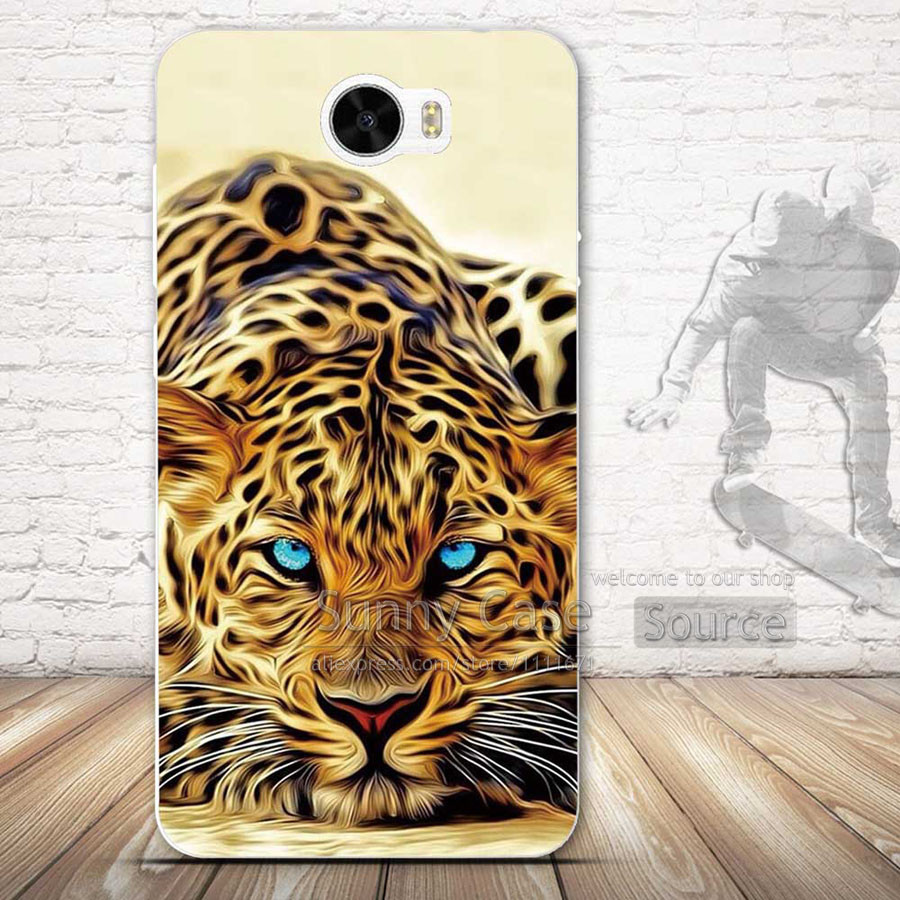 Силіконовий чохол на Huawei ascend Y5 II з картинкою Леопард