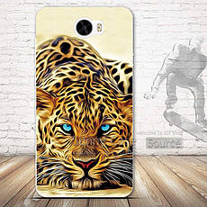 Силіконовий чохол на Huawei ascend Y5 II з картинкою Сова кольорова, фото 2