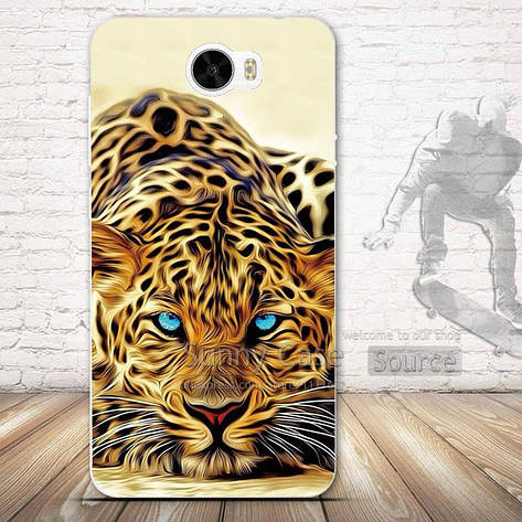 Силіконовий чохол на Huawei ascend Y5 II з картинкою Леопард, фото 1