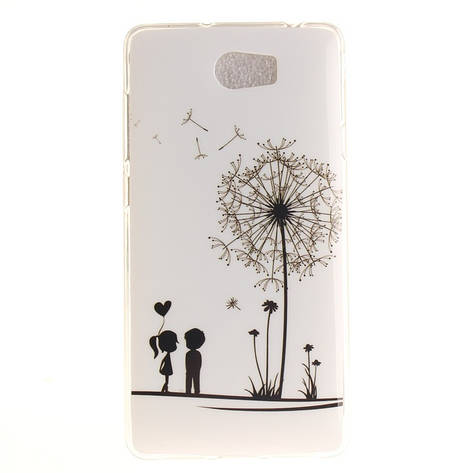 Силіконовий чохол на Huawei ascend Y5 II з картинкою Пари під кульбабою, фото 1