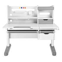 Парта FunDesk Sentire Grey + Крісло Fundesk Ottimo Grey, фото 3