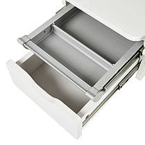 Парта FunDesk Sentire Grey + Крісло Fundesk Ottimo Grey, фото 5