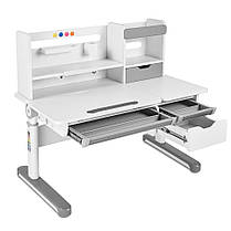 Парта FunDesk Sentire Grey + Крісло Fundesk Ottimo Grey, фото 4