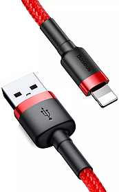 Кабель Baseus USB to Lightning для смартфона (2м) 480 mpbs CALKLF-CG1 Червоний