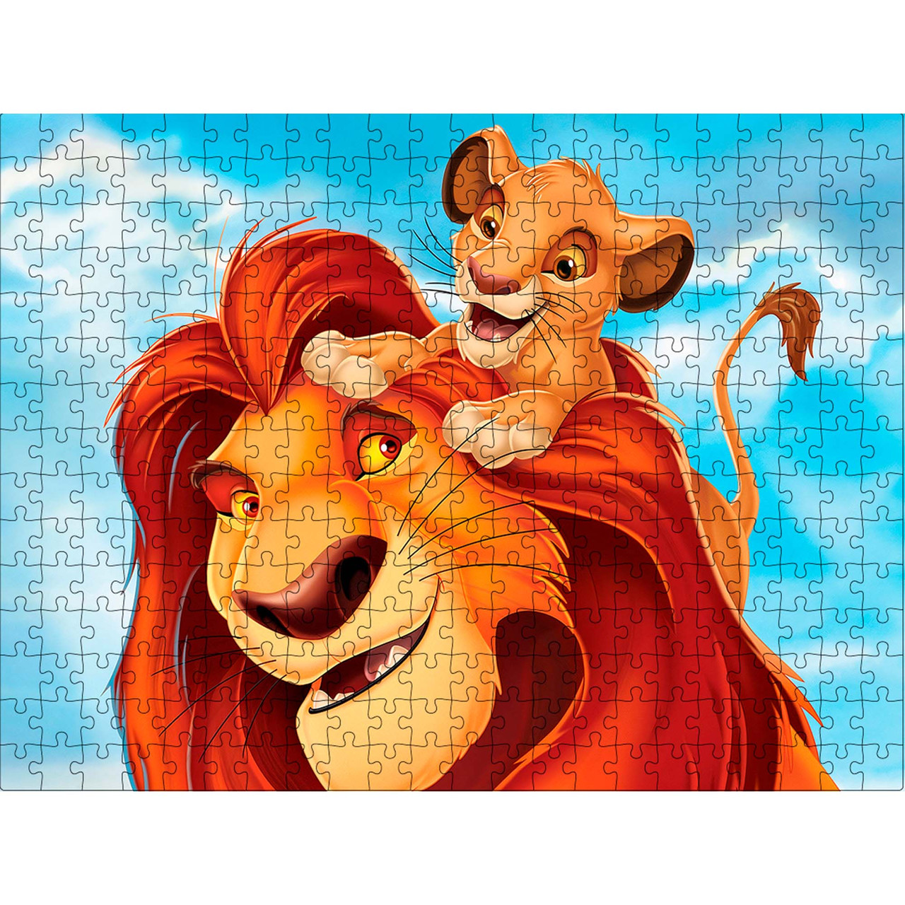 Класичний дерев'яний пазл Сімба  L, фото 1
