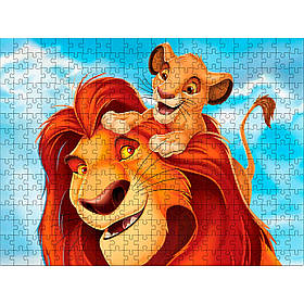 Класичний дерев'яний пазл Сімба  L