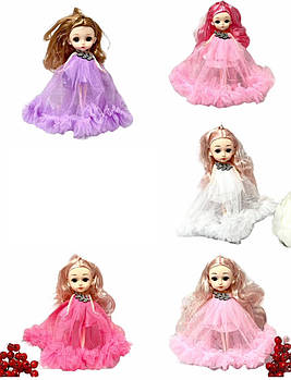 Дитячий брелок іграшка Лялька 20 см Дитячі брелоки в різних кольорах Nina