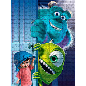 Класичний дерев'яний пазл Корпорація Монстрів L