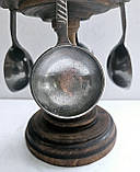 Набір олов'яних ложок Ключ до серця на підставці, фото 2