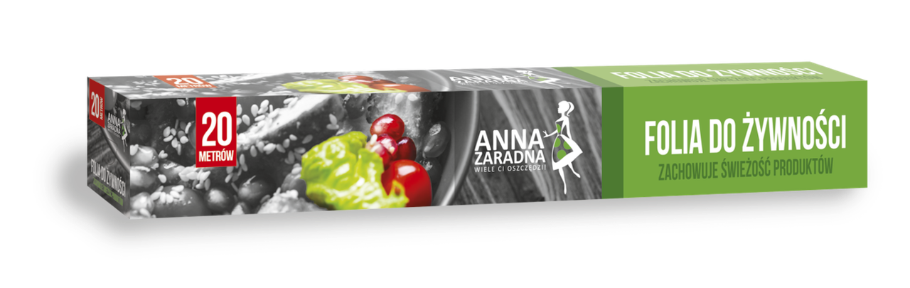 Плівка харчова Anna Zaradna 100 м в коробці з різцем
