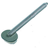 Щітка для душу з ємністю для миючого Зелена, фото 2