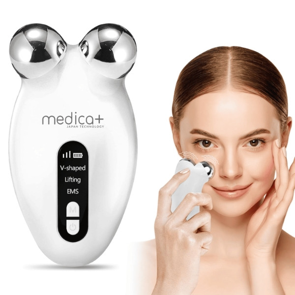 Масажер EMS Мікрострум-ліфтинг для обличчя Medica+ SKIN LIFTING 6.0 (Японія) Білий 50237