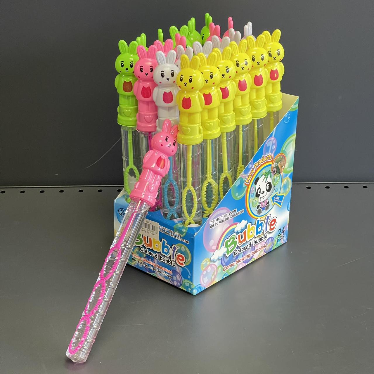 Іграшка дитяча "Мильні бульбашки. Зайчик", 25 см, мікс, Мыльные пузыри ЛТ, фото 1