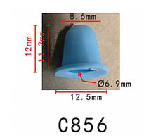 Кліпси C0856 VW,AUDI,FIAT,BMW,LANCIA,PORSCHE (1H0853586, 51131960127, 1H0-853-586, 14075) (уп.100шт)