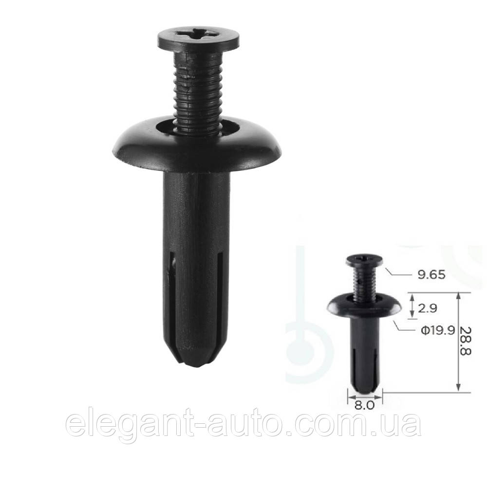 Кліпси C0080 розпірні (OEM MR138807, 11052) (уп.100шт)