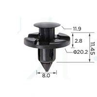 Фіксатор C0088 натискний/розпірний (OEM MR328954, 91545SE000, 01553-09321, 0155309321, 11395)