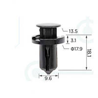 Фіксатор C0089 натискний/розпірний (OEM 57728AC090, 01553-09241, 0155309241, 11400)