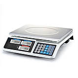 Електронні торгові ваги Digital pricing scale на 40 кг акумуляторні з дисплеєм та розрахунком вартості, фото 5