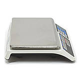 Електронні торгові ваги Digital pricing scale на 40 кг акумуляторні з дисплеєм та розрахунком вартості, фото 9