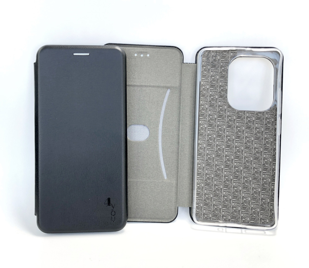 Чохол-книжка для телефону Xiaomi Redmi Note 13Pro(4G) Original (на магніті, підставка) Black (4you)