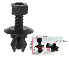 Кліпси C1736 молдинга порога Volkswagen Audi 3C0853934 (уп.100шт)