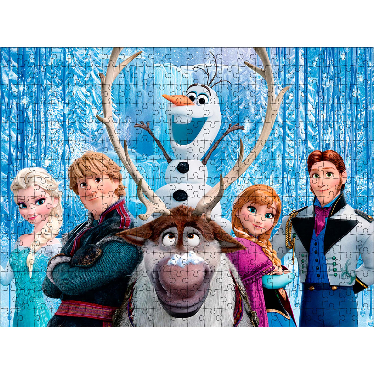 Класичний дерев'яний пазл Крижане Серце L, фото 1