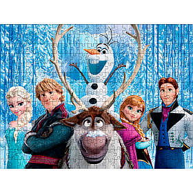 Класичний дерев'яний пазл Крижане Серце L