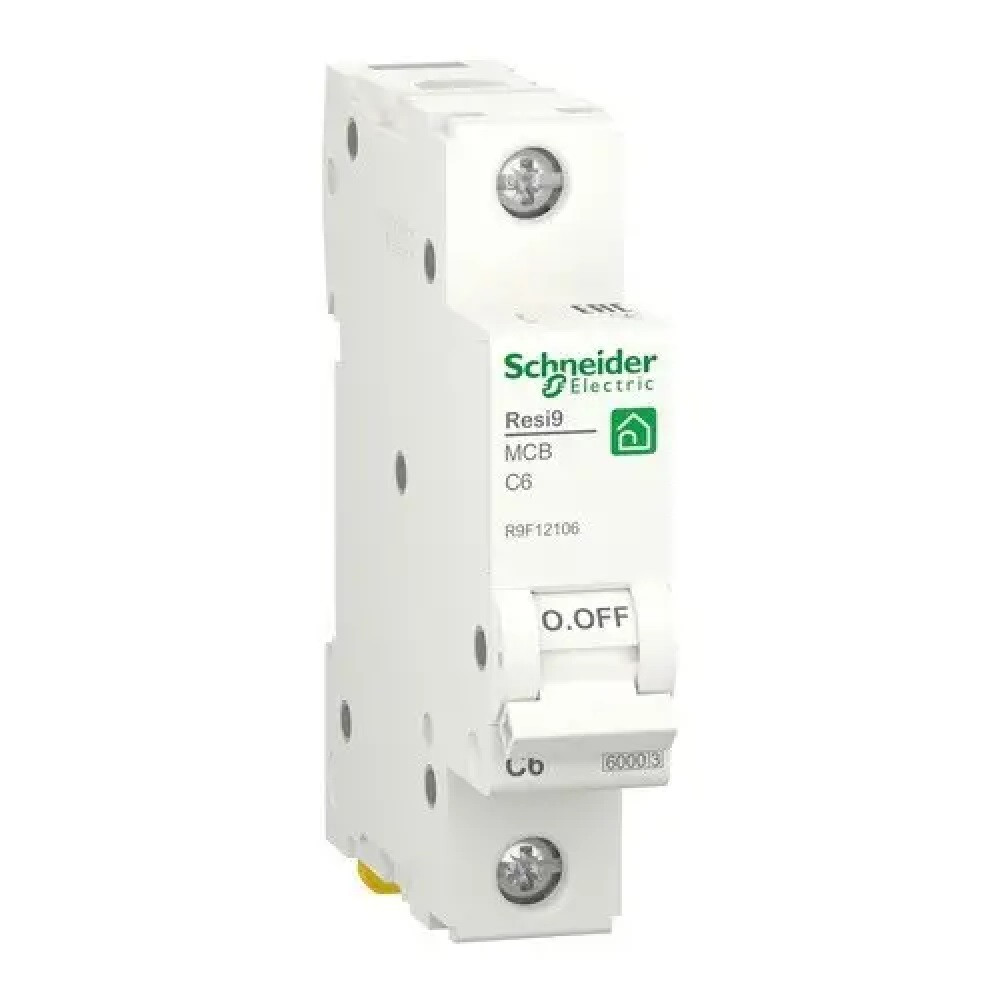 Автоматичний вимикач Resi9 6А 1P С 6кА