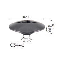 Кліпси C3442 моторний відсік/теплошумоізоляція GM 94530387