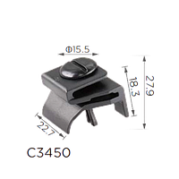 Скоби C3450 підкрилок Toyota скоба із закруткою 12768