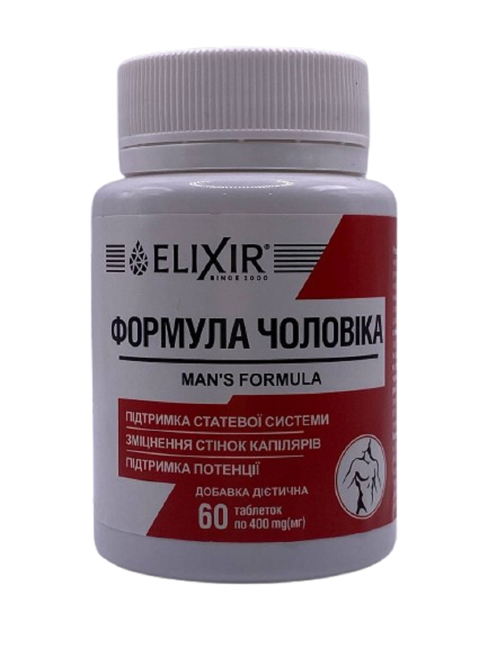 Формула чоловіка червоний корінь таблетки 60 шт Еліксир