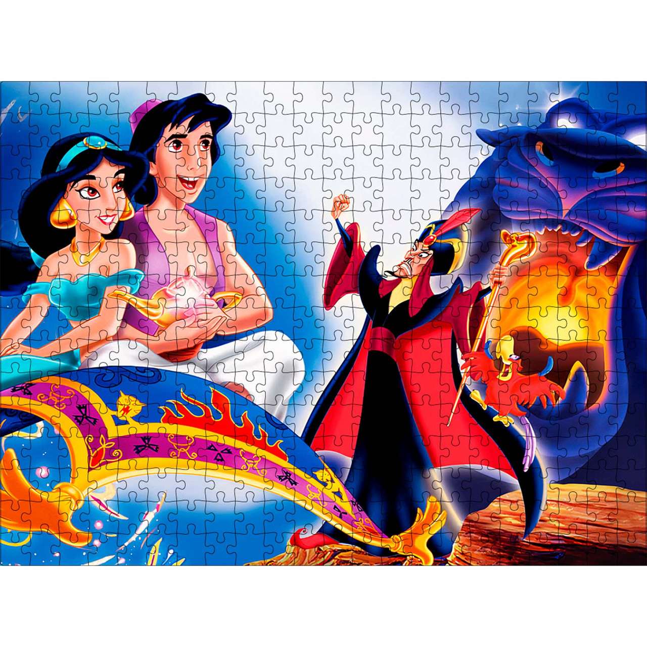Класичний дерев'яний пазл Аладдін L, фото 1