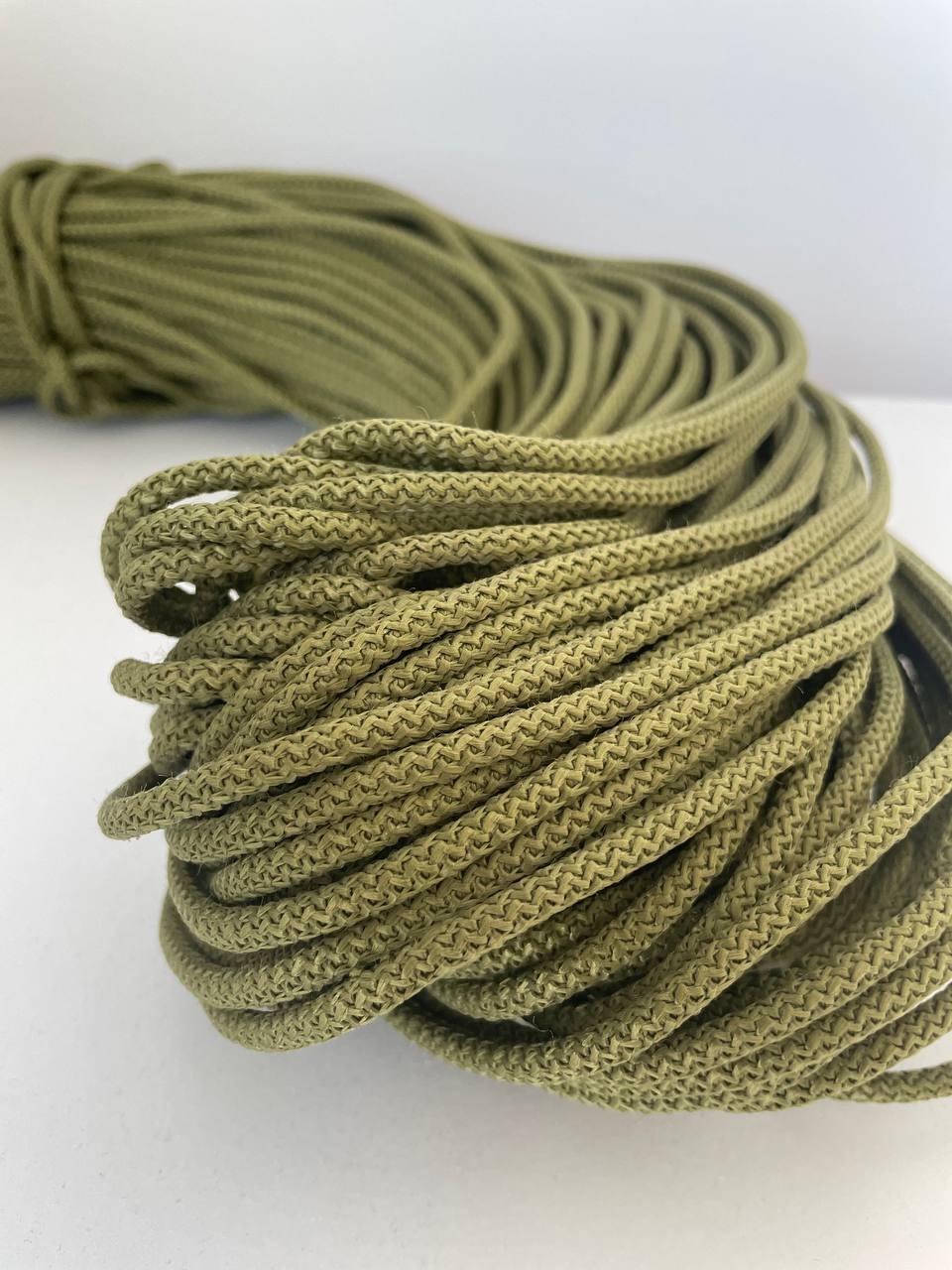 Паракорд Paracord шнур канат NEXPOL M-TAC Type III 5мм 100 метрів до 300 кг зелений, хакі Укр