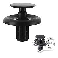 Кліпси C0999 розпірні TOYOTA, LEXUS (9046707201, 90467-07201, 11359)
