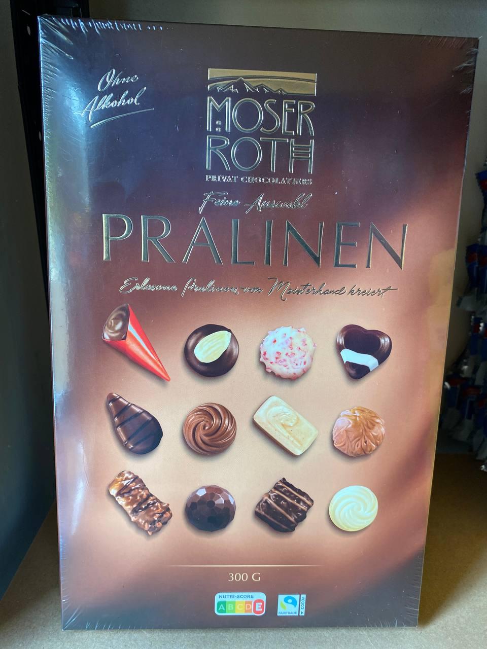 Набір цукерок праліне Moser Roth Pralinen 300г. Німеччина