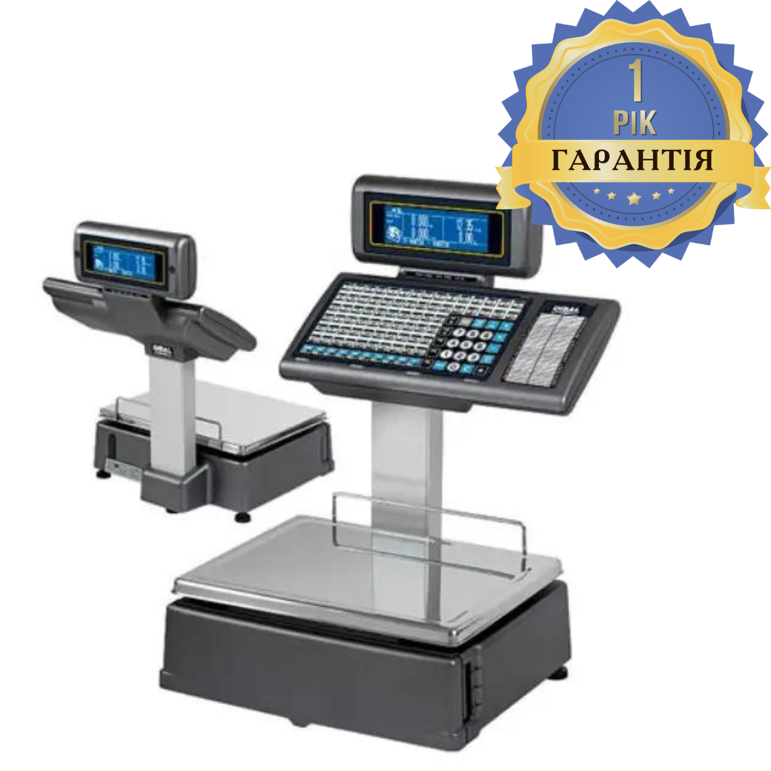 Ваги з друком чека DIBAL M 525 з клавіатурою на стійці
