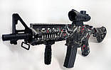 Автомат на орбізах M416 Wolf Pro Max, АКБ 7.4 V, 71 см, приціл, два магазина, 8000 шт. орбізів, фото 8
