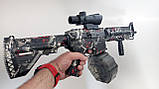 Автомат на орбізах M416 Wolf Pro Max, АКБ 7.4 V, 71 см, приціл, два магазина, 8000 шт. орбізів, фото 10