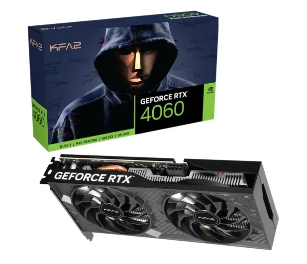 Відеокарта KFA2 GeForce RTX 4060 1 Клацніть OC 2X V2