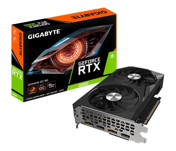 Відеокарта GIGABYTE GEFORCE RTX 3060 GAMING OC 8GB GDDR6